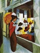 August Macke Hutladen oil painting picture wholesale